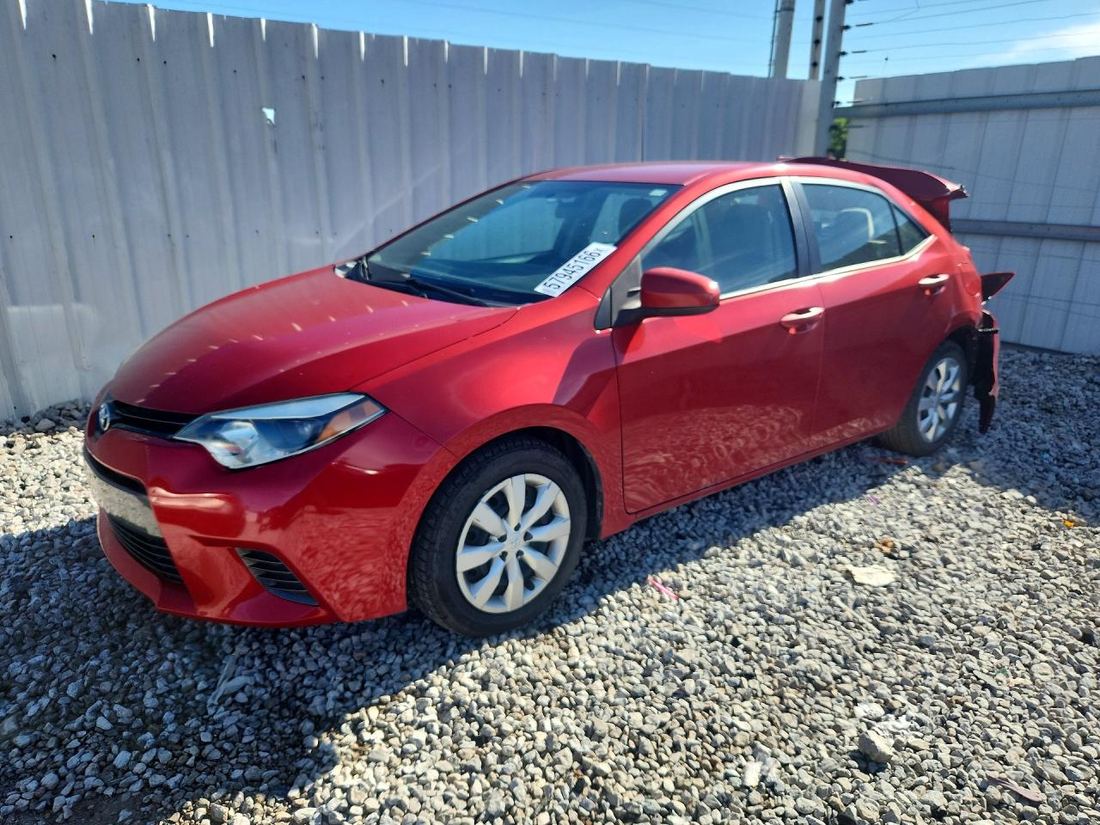 2016 TOYOTA COROLLA