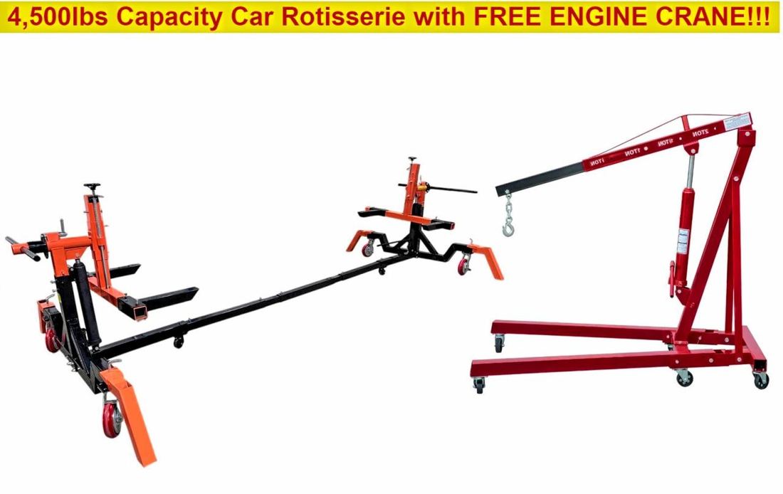 2027 OTHERS CAR ROTISSERIE + ENGINE CRANE